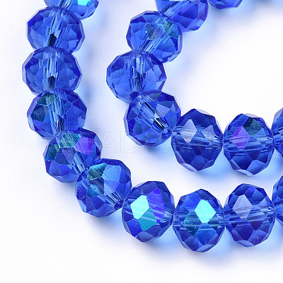 Electroplate Glass Beads Strands EGLA-A034-T4mm-L26-1