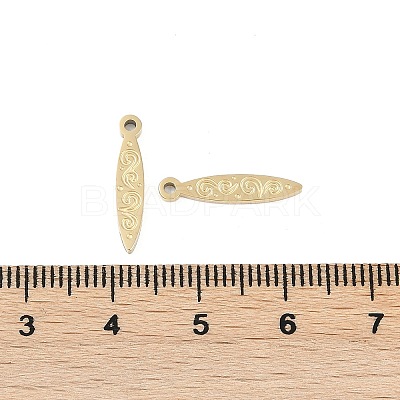 304 Stainless Steel Pendants STAS-I325-121G-1