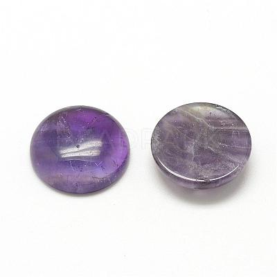 Natural Amethyst Cabochons G-R416-16mm-30-1