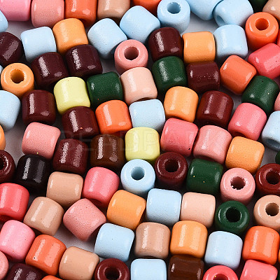 Opaque Colours Glass Seed Beads SEED-N007-14F-1