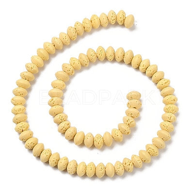 Synthetic Lava Rock Beads Strands G-B087-02A-05-1