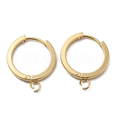 201 Stainless Steel Huggie Hoop Earrings Findings STAS-A167-01D-G-1