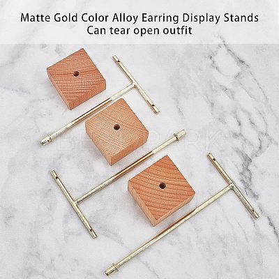 Iron Earring Display Stands EDIS-WH0007-05-1