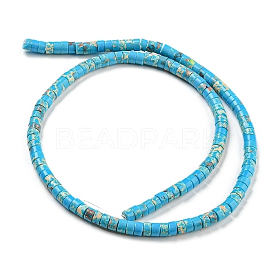 Synthetic Imperial Jasper Dyed Beads Strands G-D077-D01-02H-1