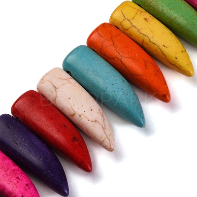 Synthetic Turquoise Beads Strands G-C147-22B-1