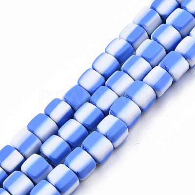 Handmade Polymer Clay Beads Strands CLAY-N010-074-04-1