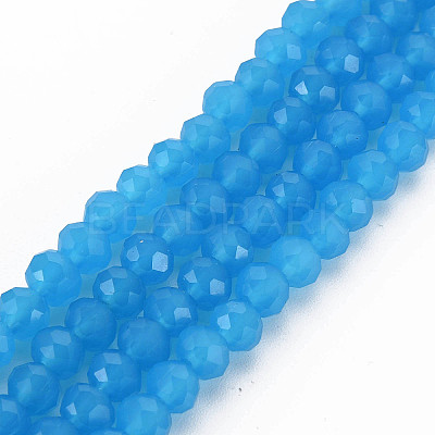 Glass Beads Strands X-EGLA-A044-J6mm-D09-1