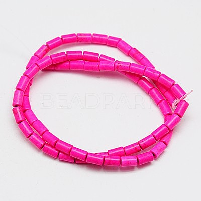 Synthetic Turquoise Beads Strands TURQ-G120-5x9mm-01-1