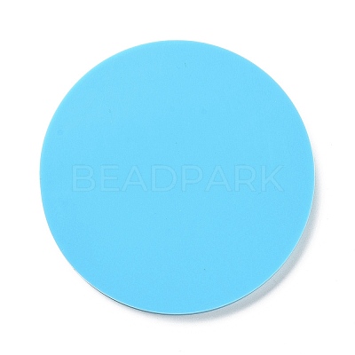 DIY Mother's Day Theme Flat Round Pendant Silicone Molds SIMO-H010-02C-1
