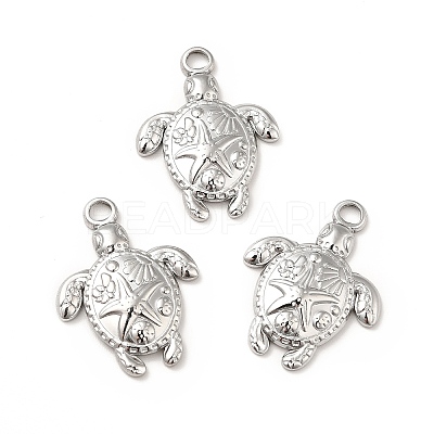Non-Tarnish 201 Stainless Steel Pendants STAS-P312-09P-1