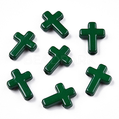 Opaque Acrylic Beads SACR-436-C26-1