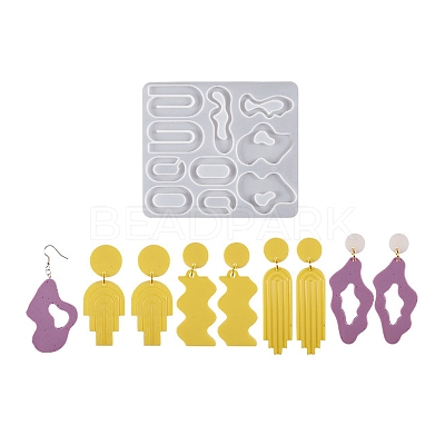 DIY Pendant Silicone Molds DIY-G091-05C-1