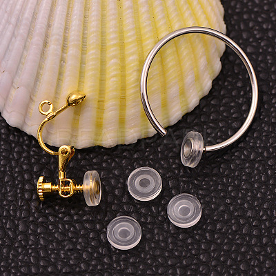 Comfort TPE Plastic Pads for Clip on Earrings KY-P007-B01-1
