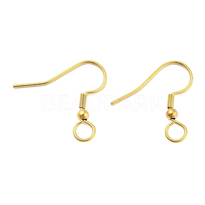 304 Stainless Steel Earring Hooks X-STAS-B047-30G-1