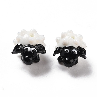 Handmade Lampwork Beads LAMP-F022-04-1