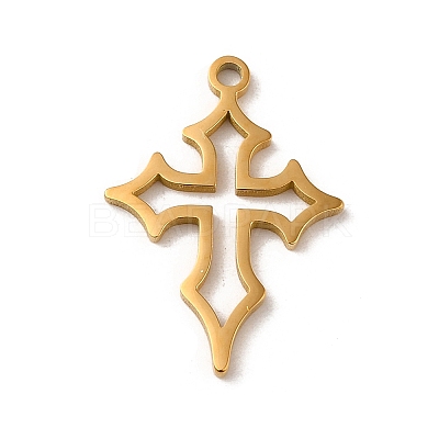 304 Stainless Steel Pendants STAS-L022-318G-1
