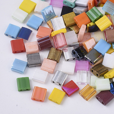 2-Hole Glass Seed Beads SEED-S023-35C-01-1