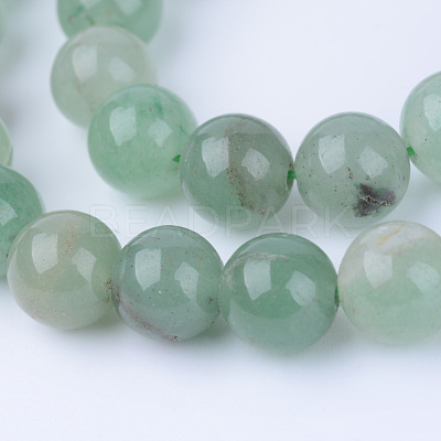 Natural Green Aventurine Beads Strands X-G-Q462-12mm-20-1