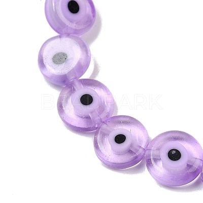 Handmade Evil Eye Lampwork Beads Strands LAMP-G164-10C-02-1