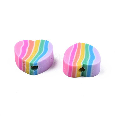 Handmade Polymer Clay Beads X-CLAY-N011-59-01-1