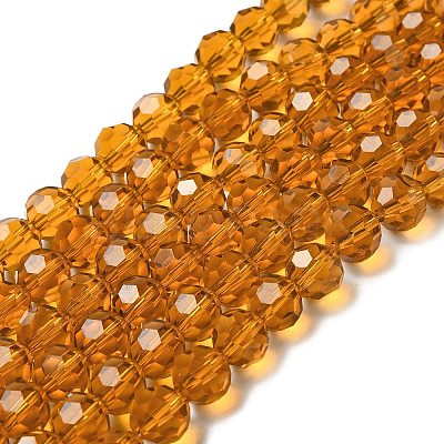 Transparent Glass Beads EGLA-A035-T10mm-D04-1