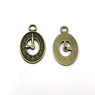 Tibetan Style Alloy Pendants FIND-H002-33AB-1
