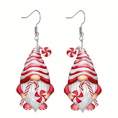 Christmas Acrylic Dangle Earrings FS-WG0219A-03-1