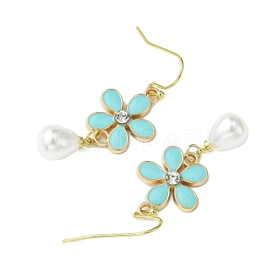 Alloy Enamel Dangle Earrings EJEW-JE06294-02-1