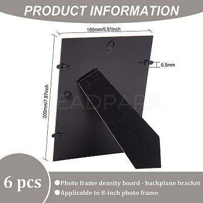 MDF Photo Frame Stand DIY-WH0401-19B-01-1