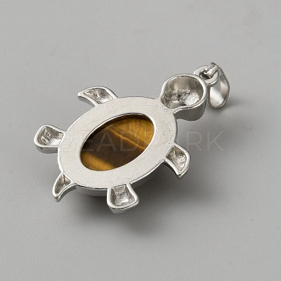 Natural Tiger Eye Pendants G-WH0030-46F-1