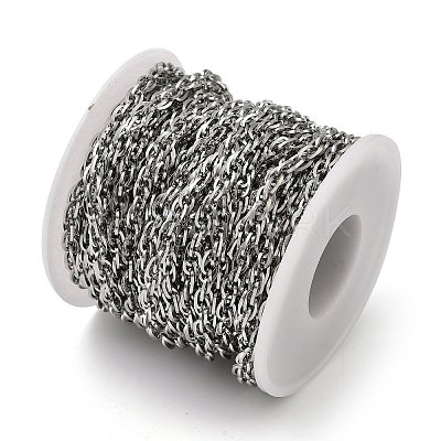 304 Stainless Steel Rope Chains CHS-H025-16P-03-1