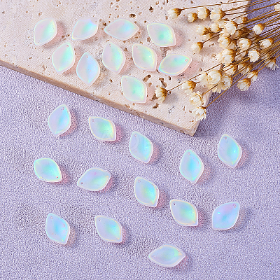 100Pcs Glass Charms GLAA-CJ0001-50-1