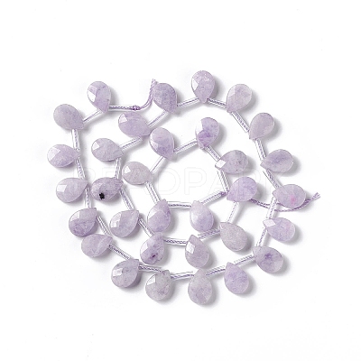 Natural Lepidolite Beads Strands G-G805-B18-1