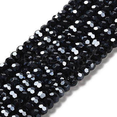 Electroplate Glass Bead Strands EGLA-R015-4mm-15-1