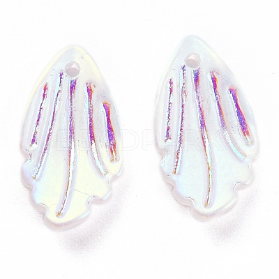 Transparent Glass Pendants GLAA-H102-B09-1