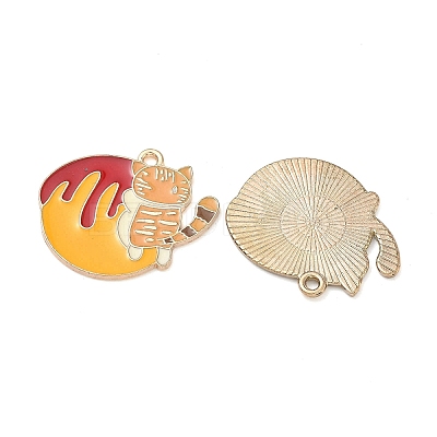 Alloy Enamel Pendants ENAM-A013-01E-G-1