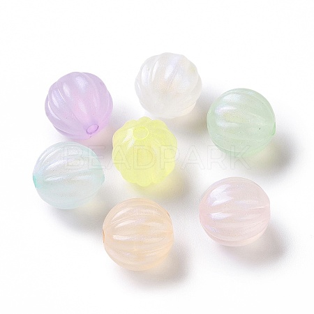 Luminous Acrylic Beads X-OACR-E010-17-1