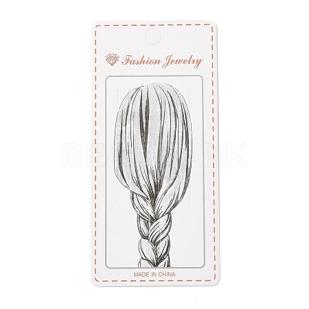 Rectangle Hair Clips Display Cards CDIS-P007-N01-1