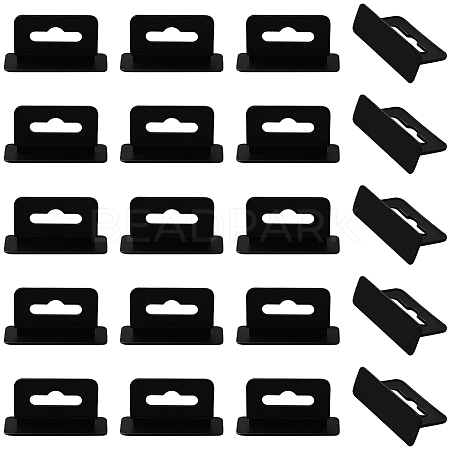 80Pcs Rectangle PP with PE Hanging Tabs KY-CP0001-35A-1