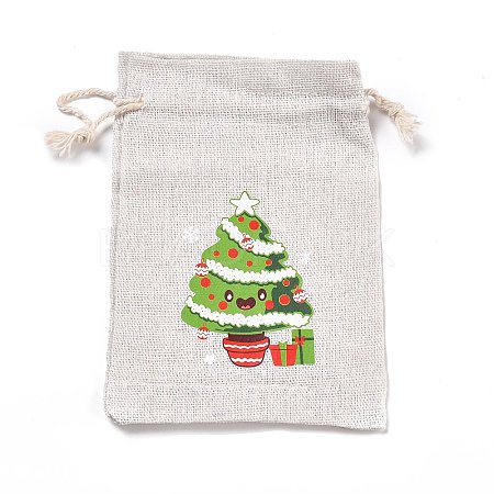 Christmas Cotton Cloth Storage Pouches LS-ABAG-M004-02P-1