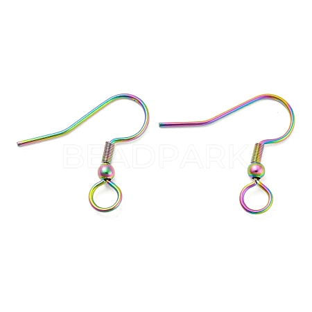 304 Stainless Steel Earring Hooks STAS-B047-30MC-1