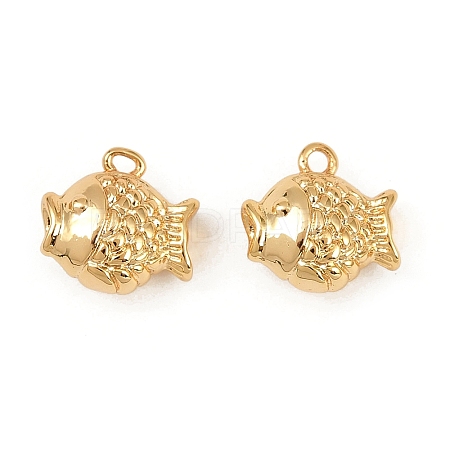 Ocean Theme Brass Charms KK-F902-07K-G-1