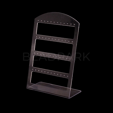 Plastic Earring Displays EDIS-WH0029-10A-1