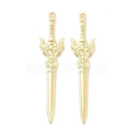 Rack Plating Alloy Big Pendants X-PALLOY-E025-05G-1