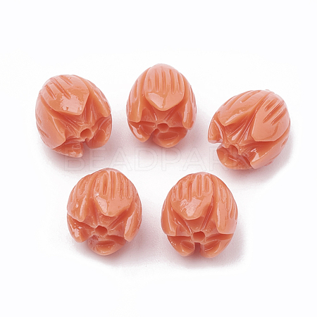 Dyed Synthetic Coral Beads CORA-N002-A-04G-1