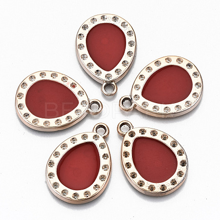 UV Plating Acrylic Pendant Rhinestone Settings LS-OACR-R252-03-05LG-1
