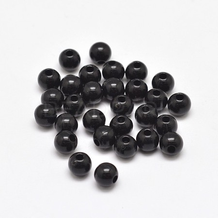 Round Acrylic Beads MACR-D288-4mm-1