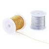 2 Rolls 2 Colors 9-Ply Round PET Metallic Thread MCOR-TA0001-03C-2