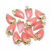 Natural White Jade Pointed Pendants G-Q966-05-1