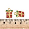 304 Stainless Steel Enamel Pendants STAS-L300-012G-43-3